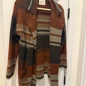 Thread & Supply Multicolor Striped Cardigan